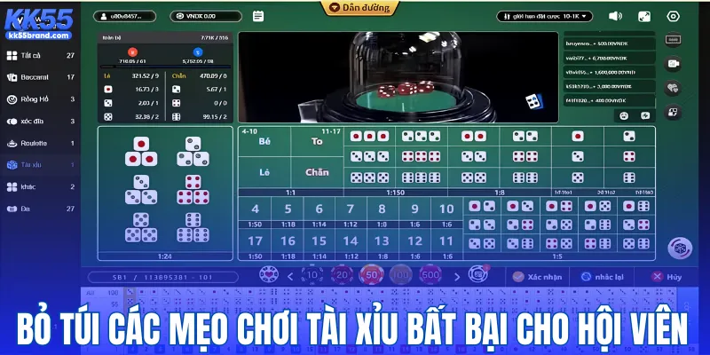 Bỏ túi các mẹo chơi tài xỉu bất bại cho hội viên