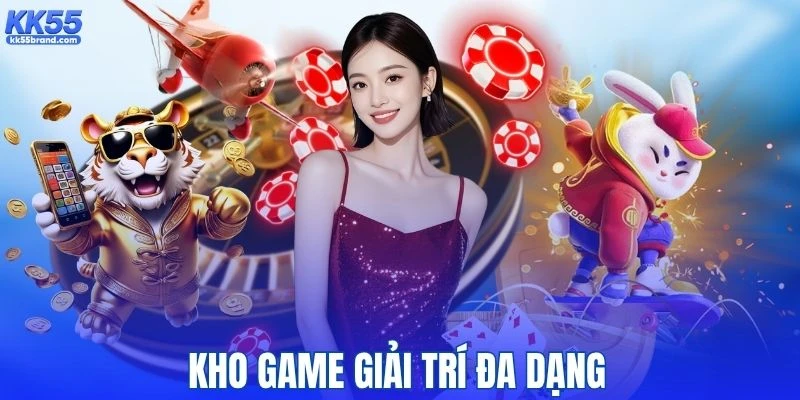 Kho game giải trí đồ sộ và hấp dẫn